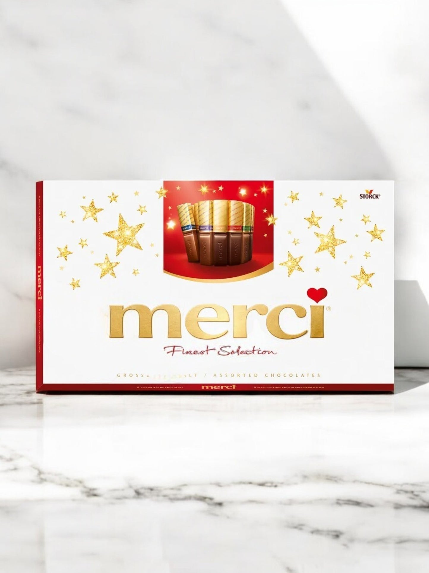 Ciocolata asortata Merci 400g - cadou dulce din florarie Oradea TRAVA Atelier Floral